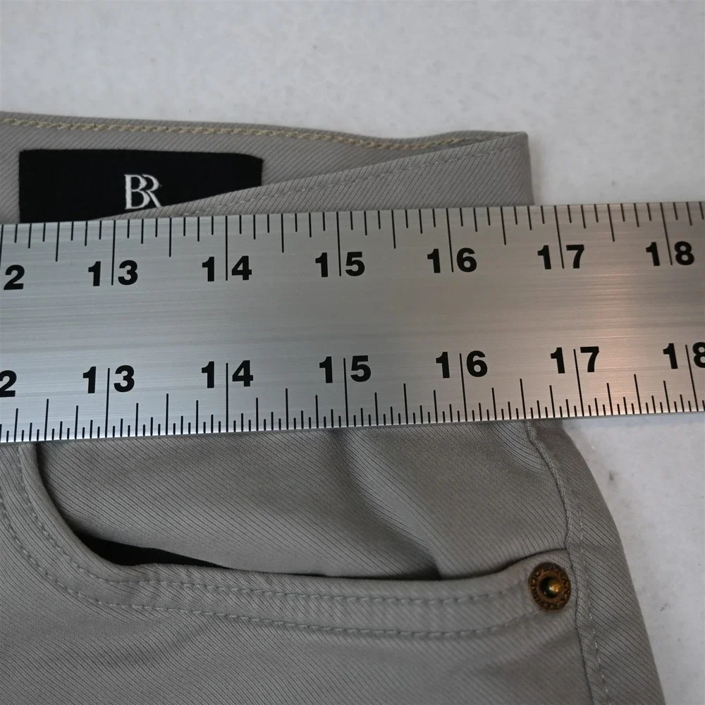 Banana Republic 33x32 Gray Soft Twill Traveler Slim Mens Jeans